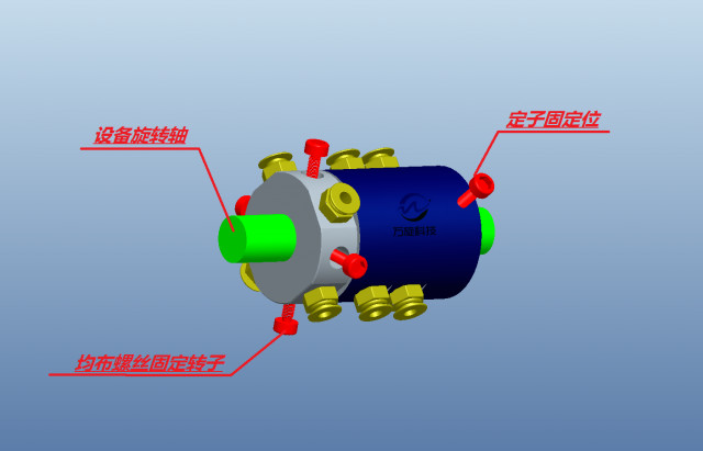 中空气动滑环安装方案