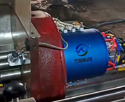 大型 鱼竿自动化设备 8路气滑环安装现场