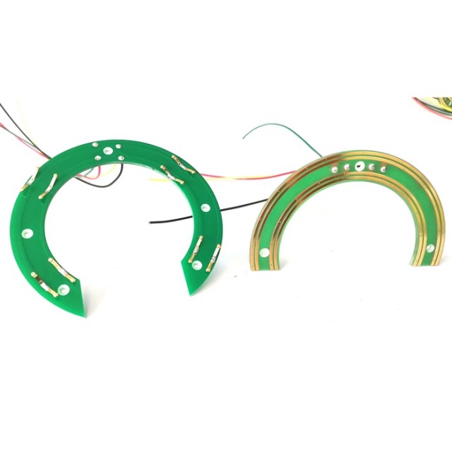 半圆盘式4路导电滑环